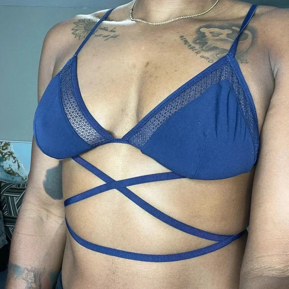 New Navy Blue Bralette